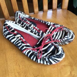 NEW Jeffrey Campbell Frontier Calf Hair moccasins